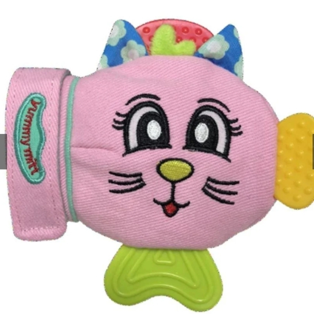 Darlyng & Co Yummy Mitt, Sophia the Kitten Teething Mitten Two (2) Pack